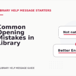 Common Opening Mistakes in Library Help Messages