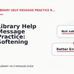 Library Help Message Practice: Softening Direct Sentences